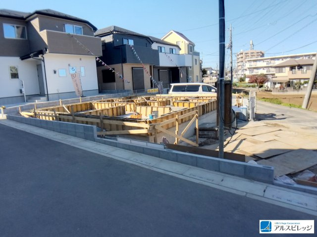 新築／富士見市羽沢１丁目　第２羽沢の前面道路含む現地写真