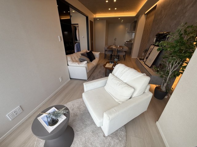 シティタワーズ豊洲ザ・ツインサウスタワー41階の居間・リビング