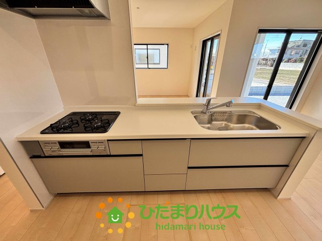 加須市南大桑　新築一戸建て　03　リーブルファインのキッチン|使いやすいキッチン！！