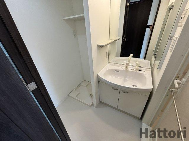 レジデンスエアポートの独立洗面台