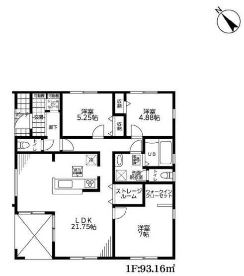 【区画図】 | 加須市南大桑　Livele Fine　新築戸建　全7棟　2号棟