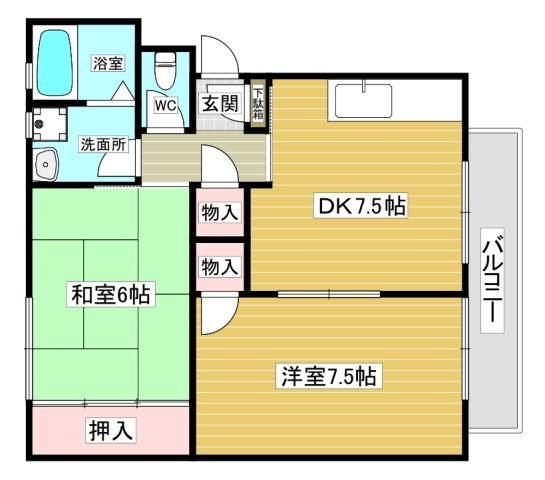 【間取り】 | ブラウンハイツ