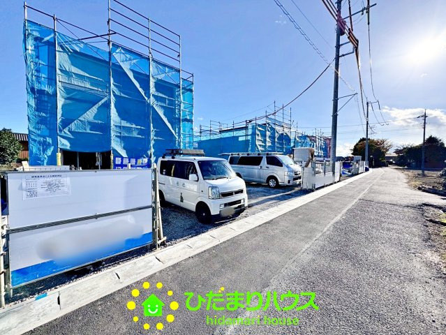 加須市南大桑　新築一戸建て　04　リーブルファインの駐車場|2025/10/27　撮影