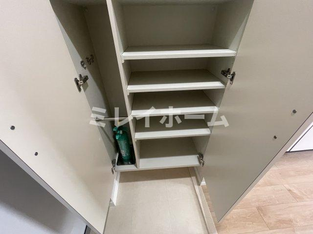 カスタリア大森Ⅱの収納|お部屋は反転タイプとなります