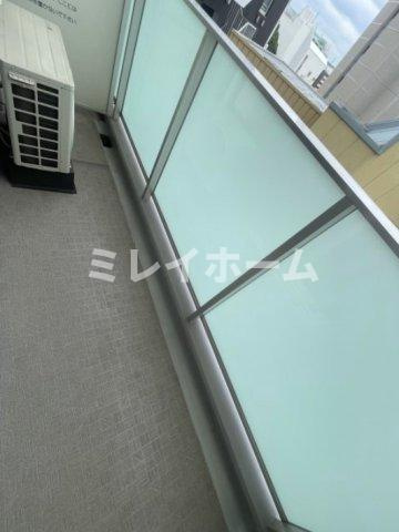 カスタリア大森Ⅱのバルコニー