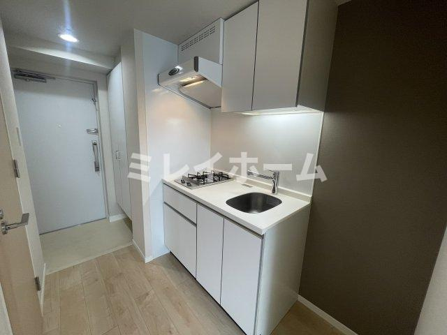 カスタリア大森Ⅱのキッチン|お部屋は反転タイプとなります