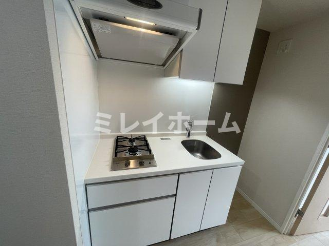 カスタリア大森Ⅱのキッチン|お部屋は反転タイプとなります