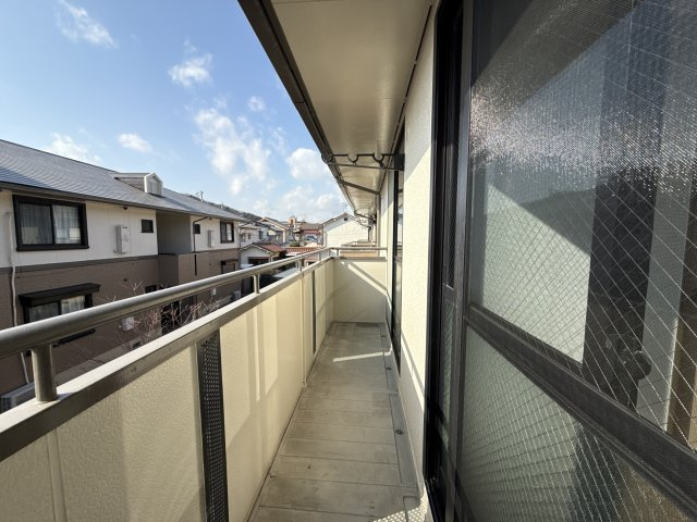 姫路市田寺６丁目のハイツのバルコニー