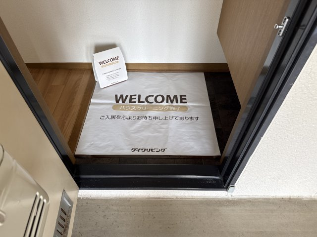 サニーハイツ田寺　A棟の玄関