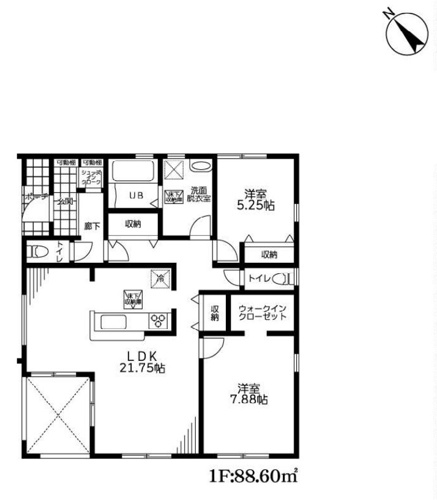 加須市南大桑　Livele Fine　新築戸建　全7棟　3号棟の画像