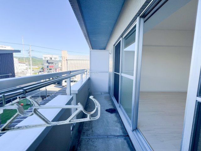池本マンションのバルコニー
