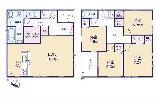 【間取り】 | 富士見市羽沢第２ | ４LDK