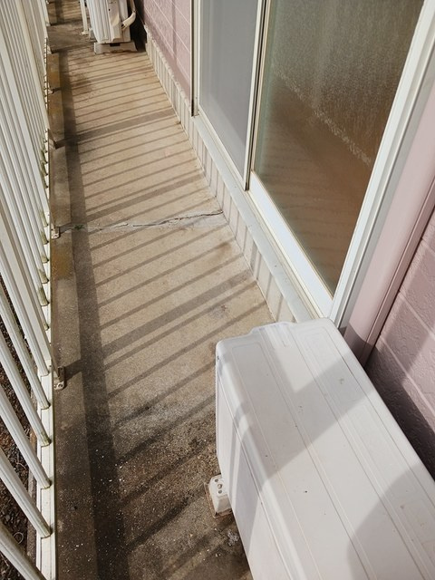 エスポワール石渡のバルコニー