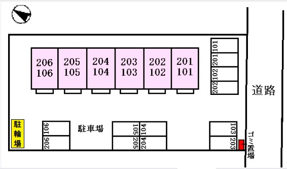 エスポワール石渡の区画図