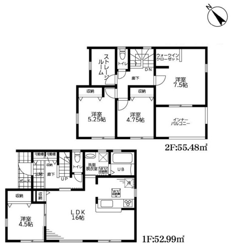 加須市南大桑　Livele Fine　新築戸建　全7棟　5号棟の画像