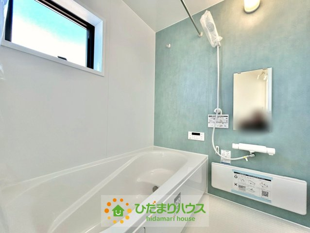 加須市南大桑　新築一戸建て　05　リーブルファインの浴室