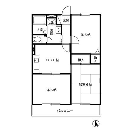【間取り】 | サニーコートしもはた