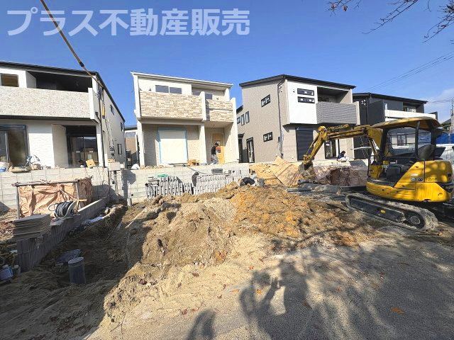 【外観】 | 糟屋郡志免町王子2丁目　2号棟（全8棟）【仲介手数料無料・0円】 | 完成イメージの外観パースです。