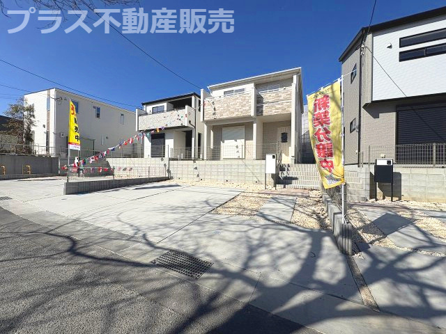 【外観】 | 糟屋郡志免町王子2丁目　2号棟（全8棟）【仲介手数料無料・0円】 | 現地写真。プラス不動産販売なら、現場の全ての棟をまとめてご見学頂けます。