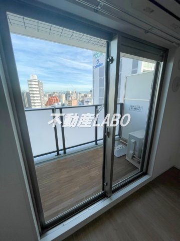 レオンコンフォート阿波座西のバルコニー