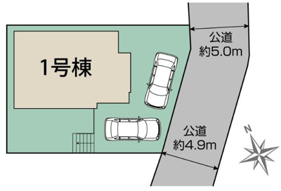 【区画図】 | 大和市福田   新築戸建    全1棟