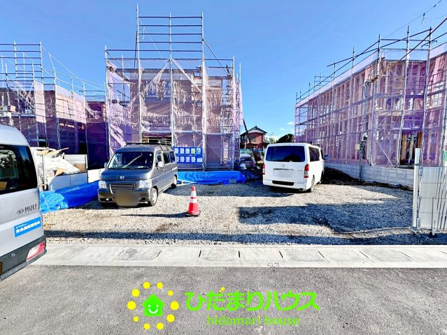 加須市南大桑　新築一戸建て　06　リーブルファインの前面道路含む現地写真|2025/10/27　撮影
