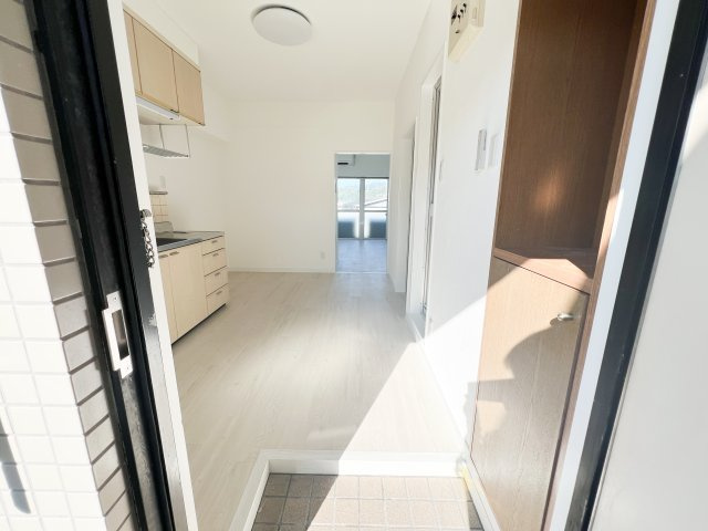 池本マンションの玄関