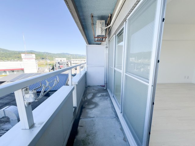 池本マンションのバルコニー