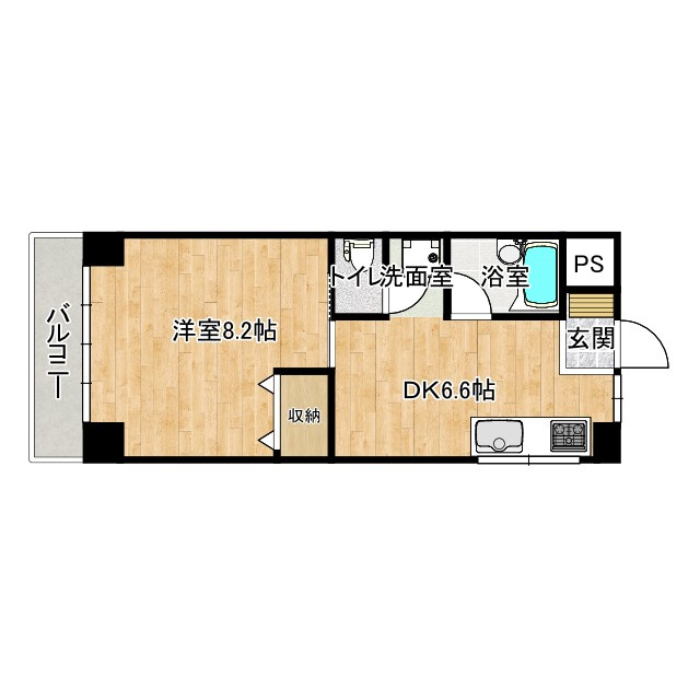 池本マンションの間取り