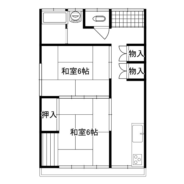 コーポKの間取り