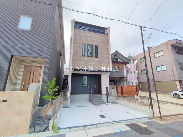 ケイアイスタイル上飯田南町2期の前面道路含む現地写真