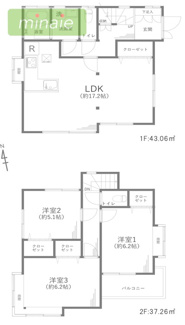 【間取り】 | 平日・土日も見学できます　リフォーム〇　松飛台 | 販売現地