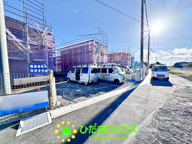 加須市南大桑　新築一戸建て　07　リーブルファインの駐車場|2025/10/27　撮影