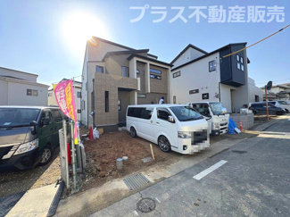 【外観】 | まもなく完成。ご内覧は可能です。ご見学はプラス不動産販売にお任せ下さい。