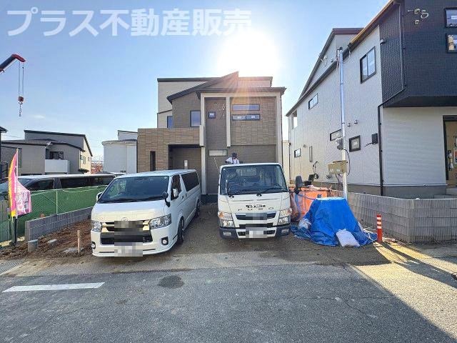 【外観】 | 糟屋郡志免町王子2丁目　7号棟（全8棟）【仲介手数料無料・0円】 | 完成イメージの外観パースです。