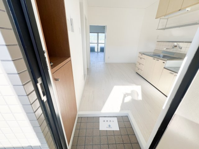 池本マンションの玄関