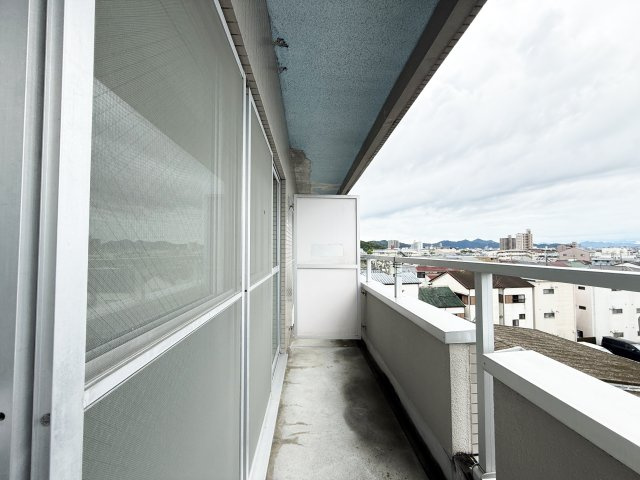 池本マンションのバルコニー