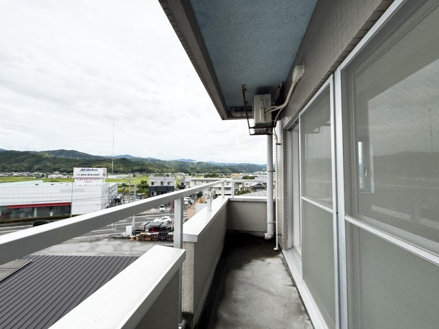 池本マンションのバルコニー