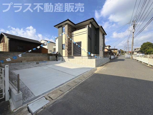 【外観】 | 糟屋郡須恵町須恵21期　1号棟（全1棟）【仲介手数料無料・0円】 | まもなく完成。ご内覧は可能です。ご見学はプラス不動産販売にお任せ下さい。