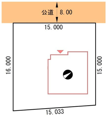 【区画図】 | 益浦4丁目92-18売家 | 現状車庫1台の駐車です。整地して駐車場も確保できそうですね！