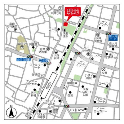 【地図】 | スタイリオ品川大井パークフロント