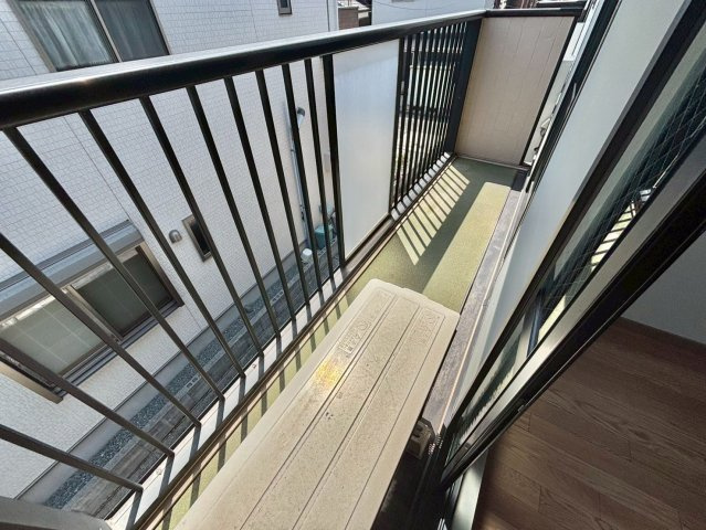 エクセル山崎のバルコニー