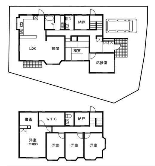 【間取り】 | 大枝南福西町三丁目一戸建