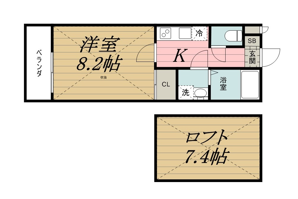 サンレジデンスの間取り