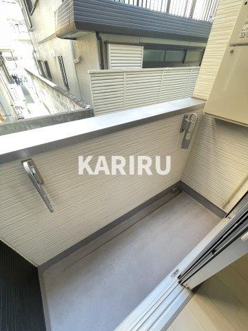 ハーモニーテラス内代町のバルコニー