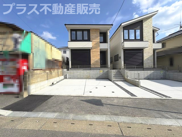 【外観】 | 糟屋郡須恵町上須恵7期　1号棟（全2棟）【仲介手数料無料・0円】 | 現地写真。同じ物件を見るなら、プラス不動産販売にお任せ下さい。