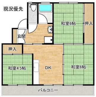 【間取り】 | サンコーポラス江島Ⅱ