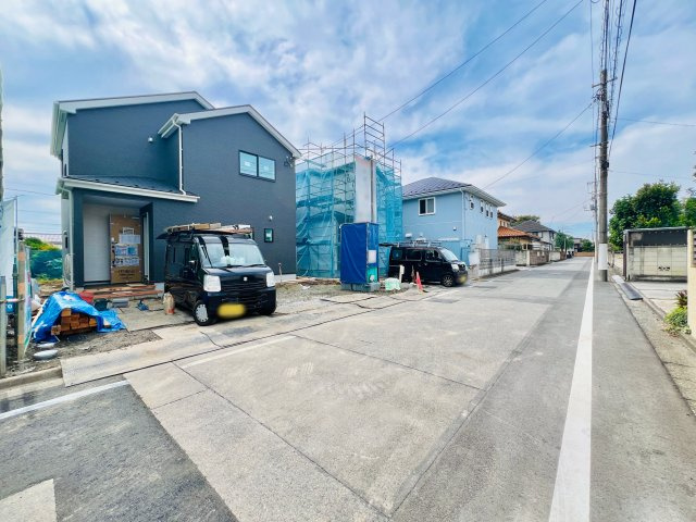 前橋大利根町の前面道路含む現地写真|閑静な住宅地◎