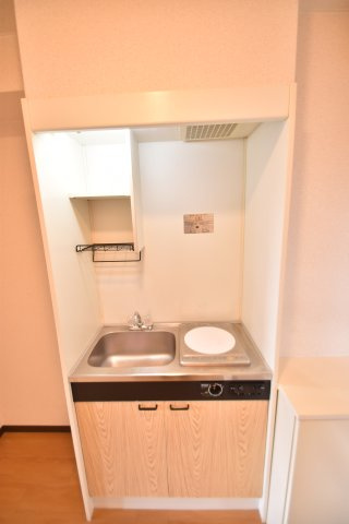 大阪市都島区中野町２丁目の賃貸マンションのキッチン