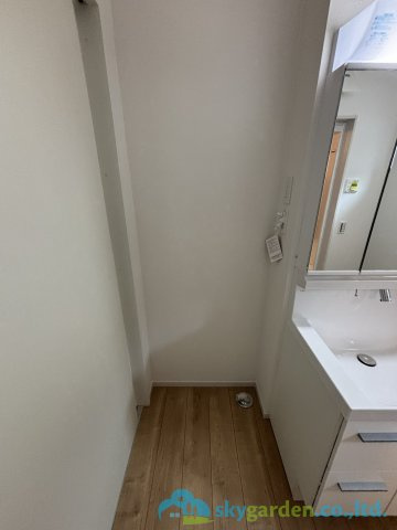 秦野市本町1期　新築戸建　全1棟1号棟のランドリースペース